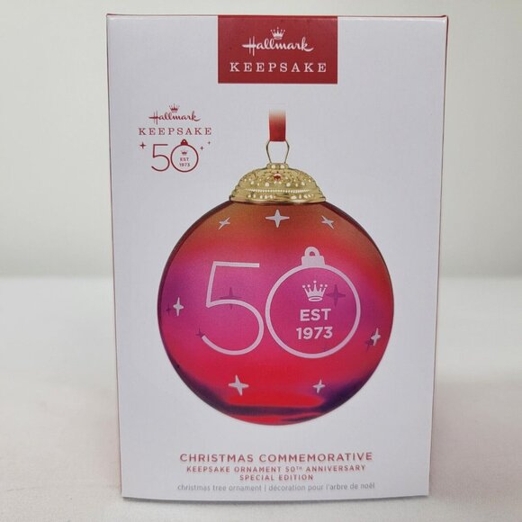 Hallmark Ornament 2023 Christmas Commemorative 50th Anniversary Special Edition - Picture 2 of 5